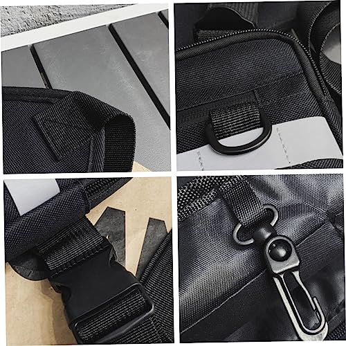 Bolsa de cofre reflectante para hombres, el regalo ideal con chaleco negro ajustable 4