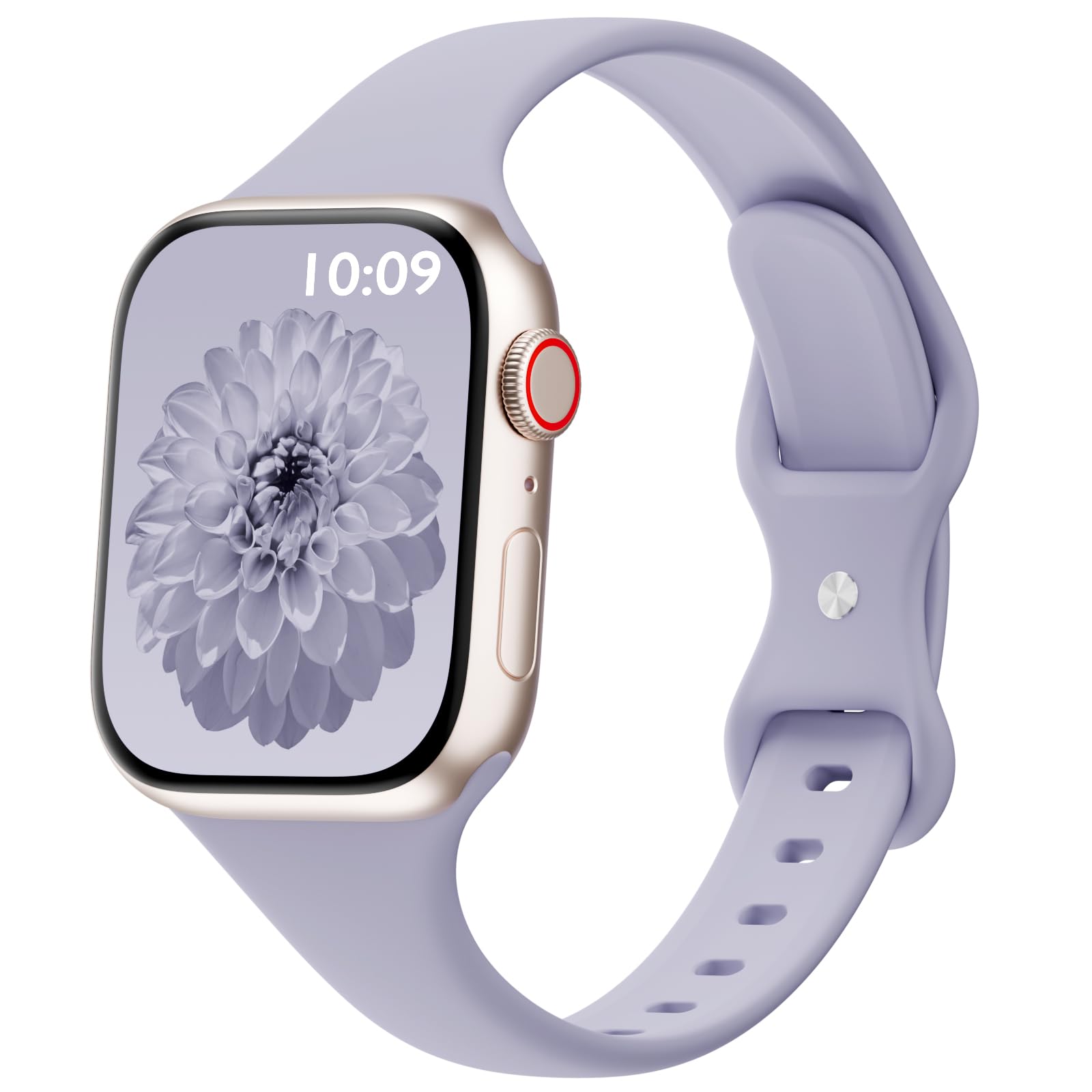 Thin Sport Silicone Slim Band Compatible with Apple Watch Bands Women Men