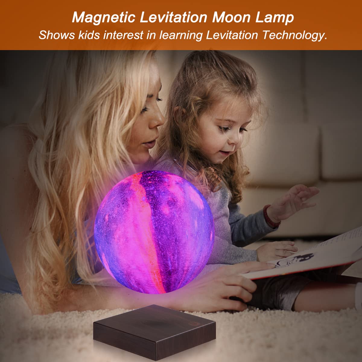 VGAzer luce di luna levitante magnetica lampada fluttuante nell'aria liberamente con gradiente luce calda e bianca a LED… | Shop VGAzer luce di luna levitante magnetica lampada fluttuante nell'aria liberamente con gradiente luce calda e bianca a LED… | Shop