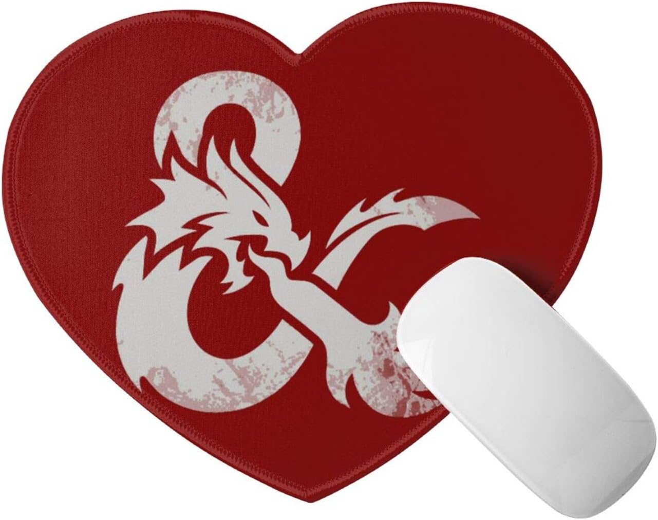 DungEons Heart Shaped Mouse Pad Rubber Mouse Small