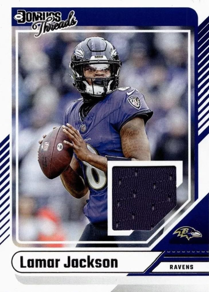 Amazon.com: Lamar Jackson 2024 Panini Donruss Threads Series Mint