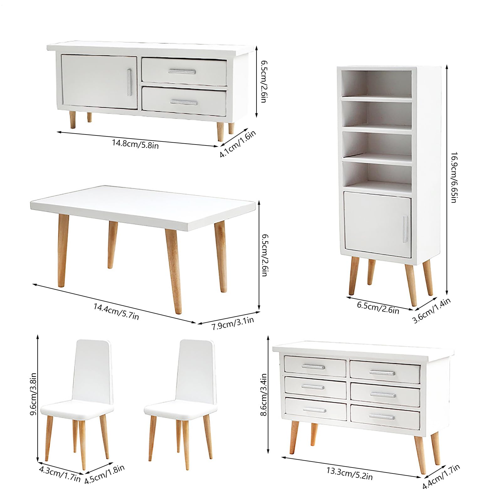 Set da cucina in miniatura, mobili da , costruzione in legno di