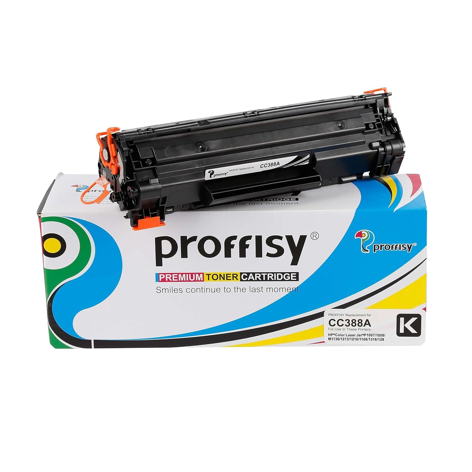 proffisy 88A CC388A Toner Cartridge Compatible with HP LaserJet Pro MFP M126nw Printer Cartridge-1PCS