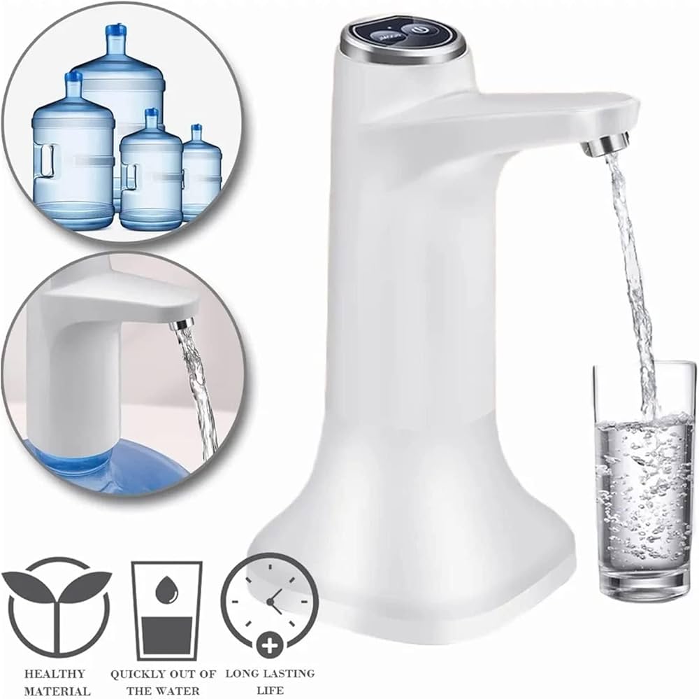 ウォーターポンプディスペンサー、電動自動ボトル電動飲料水ポンプ　電動ウォータージ ウォーターボトルポンプ 自動ウォーターディスペンサー 5ガロン