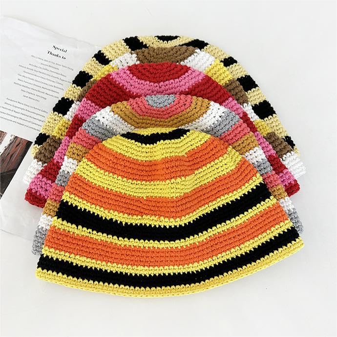 Chapeau bob tricoté main Molodo style crochet