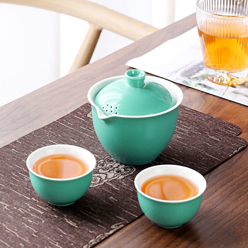 LTLWSH Travel Keramische Theepot Set Chinese Kung Fu Theepot, 1 Pot 2 LTLWSH Travel Keramische Theepot Set Chinese Kung Fu Theepot, 1 Pot 2