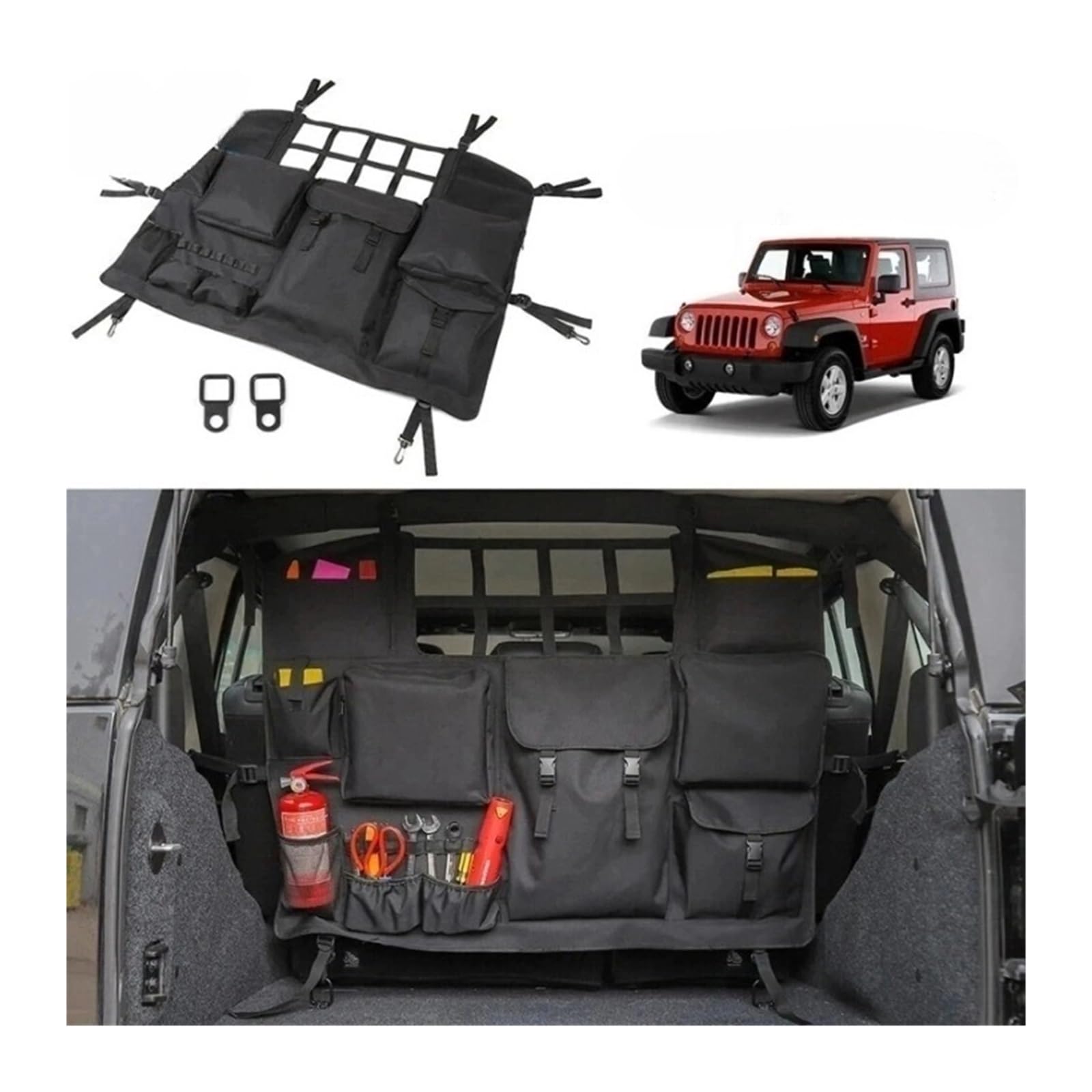 Amazon.co.jp: 車用トランクオーガナイザー収納バッグ ジープ