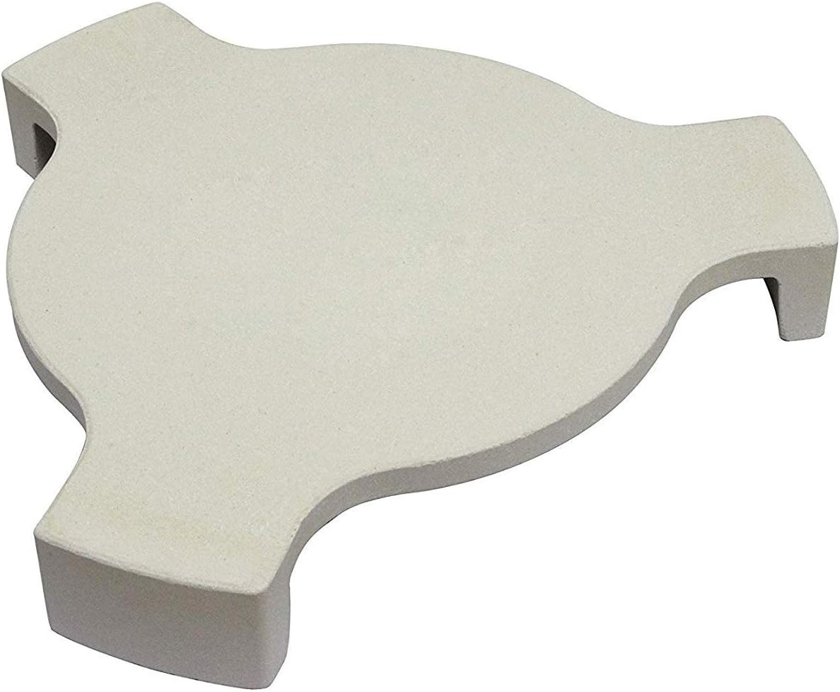 Heat Deflector, Plate Setter, Smoking Stone, Pizza Stone for 18" Large Big Green Egg Grill, 18" Kamado Grill, Chargriller 18" Akorn Kamado