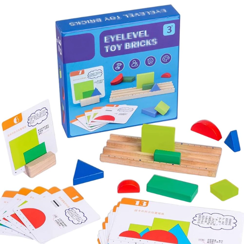 ttnmrc Montessori Wooden Visual Logic Training Puzzle