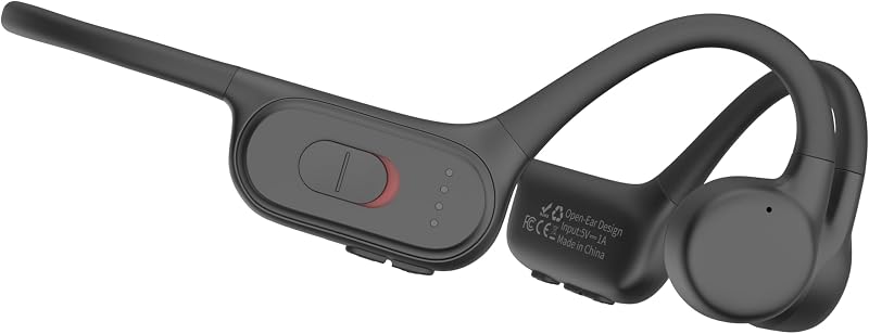 eEAR-BC-HPH-Pro-001 Bone Conduction Sound Amplifier, 2 independent volume controls, 3 bands, indoor , outdoor, voice, noice cancelation, military grade,Fast Charging, 8-Hour Battery Life, high Gain, Black