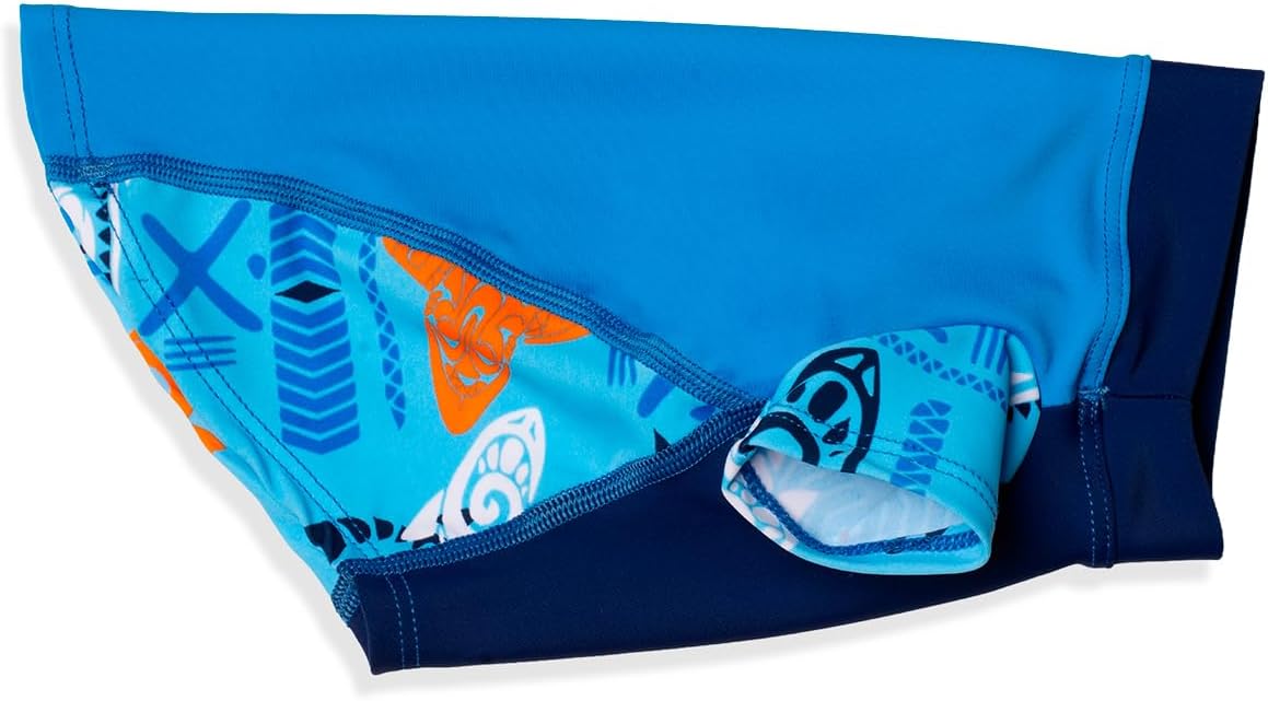 PlayaPup Dog UV Sun Shirt, UPF 50+ Sun Protection, USA Made, Lagoon, 4XL