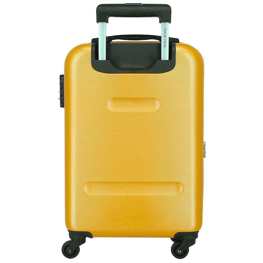 Roll Road Flex Walizka kabiny Beżowy 35x55x20 cms Bagaż Ręczny Air Europa Sztywne ABS Zamknięcie kombinowane boczne 33L 2,78 kg 4 Podwójne Koła, Beis, Talla única, Walizka kabinowa