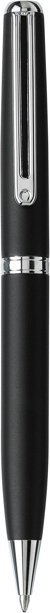 Inoxcrom Excellence Gift Boxed Wall Street Ballpoint Pen - Matt Black/Chrome Trim