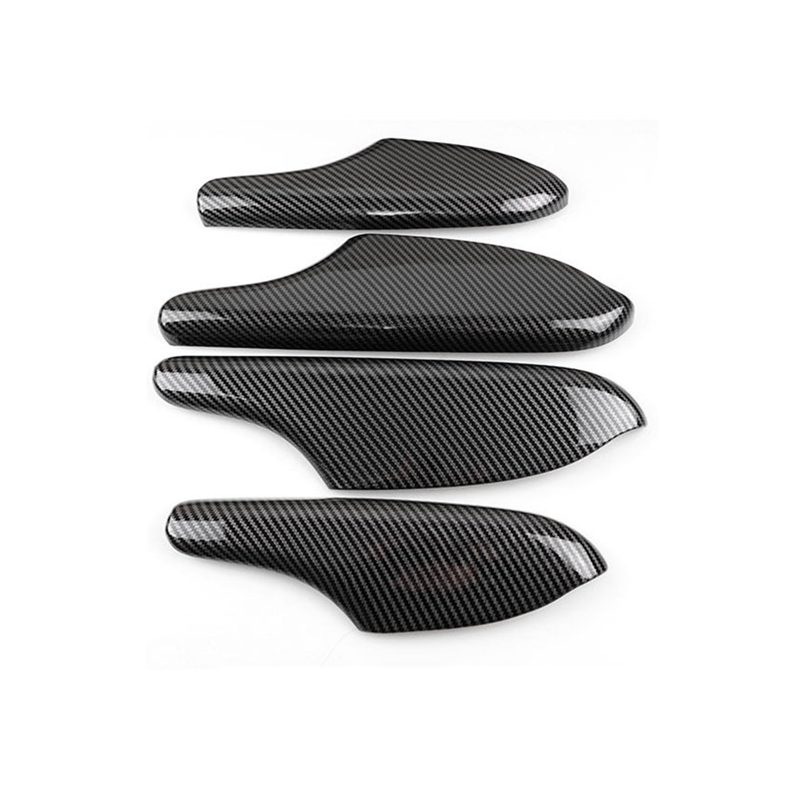 TRASH BIN Interior Inside Door Handle for Civic 11th 2022 Carbon Fiber Style Car Interior Door Panel Armrest Cover Protection Trim