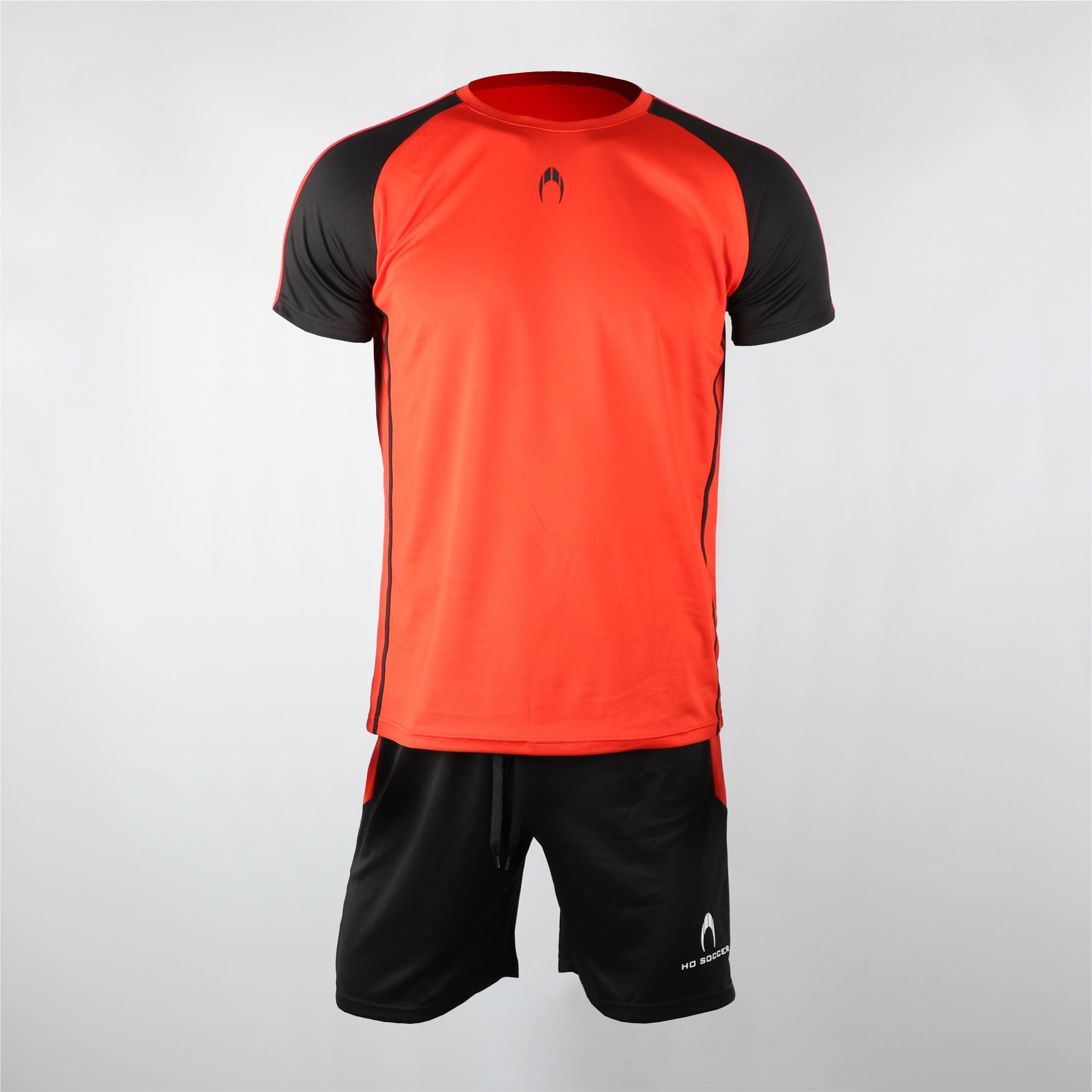 HO Soccer Pantalón De Fútbol Akademia Negro/Rojo - Szorty na deskę Uniseks - dzieci