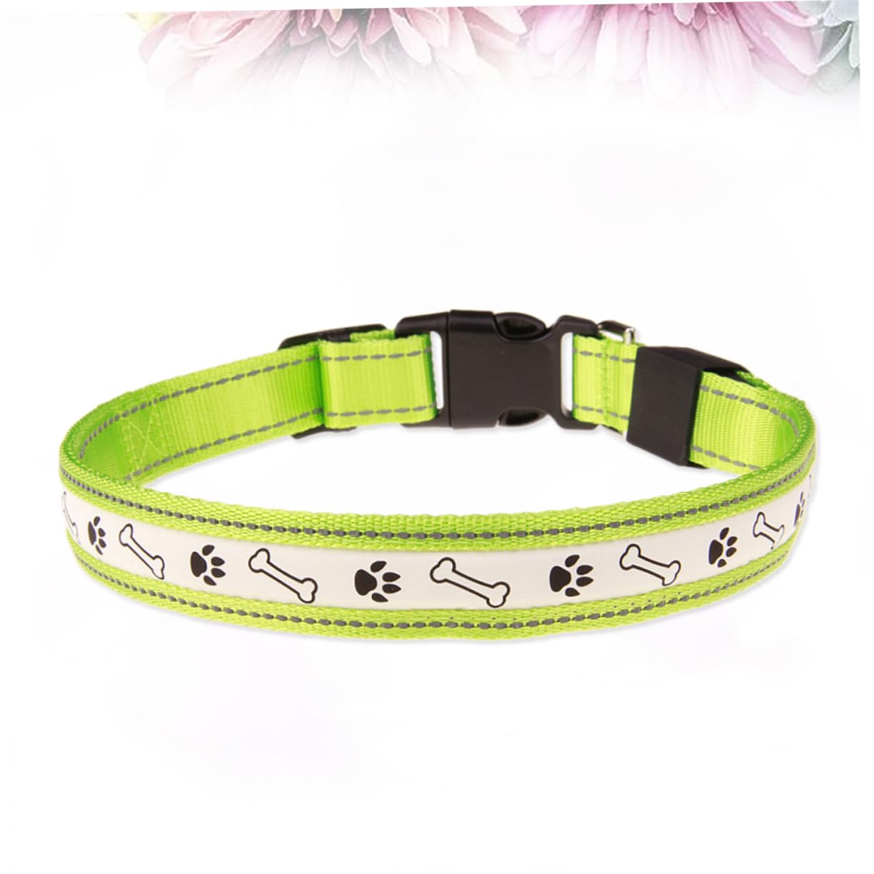 Kisangel 3piezas Collar Led para y Recargable Collar Luminoso para Seguridad Nocturna Mediano Verde