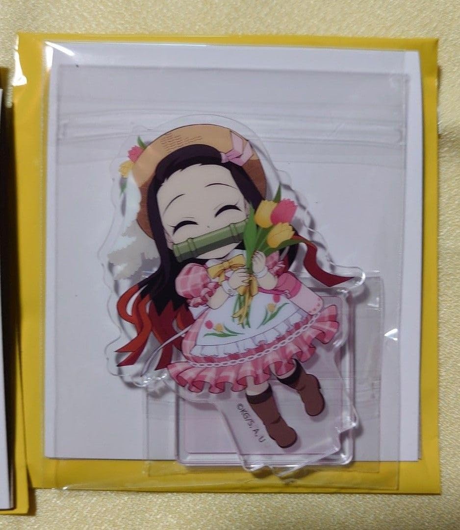 鬼滅の刃　Q-pot. アクリルスタンド　竈門禰豆子　甘露寺蜜璃　2点セット 鬼滅の刃 × Q-pot コラボ AGF 2024 ufotable 描き下ろし