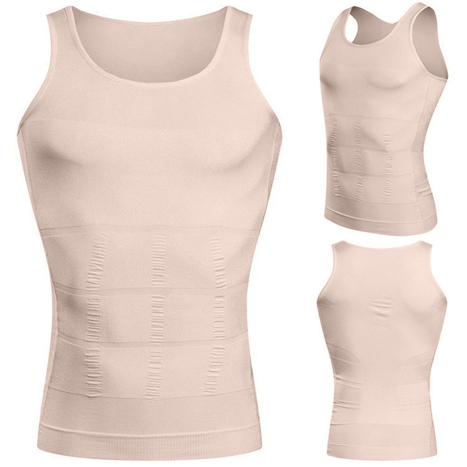 Męskie wyszczuplające tank top modelujące sylwetkę koszule kompresyjne dla mężczyzn wąskie podkoszulki kamizelka brzucha do treningu brzucha,