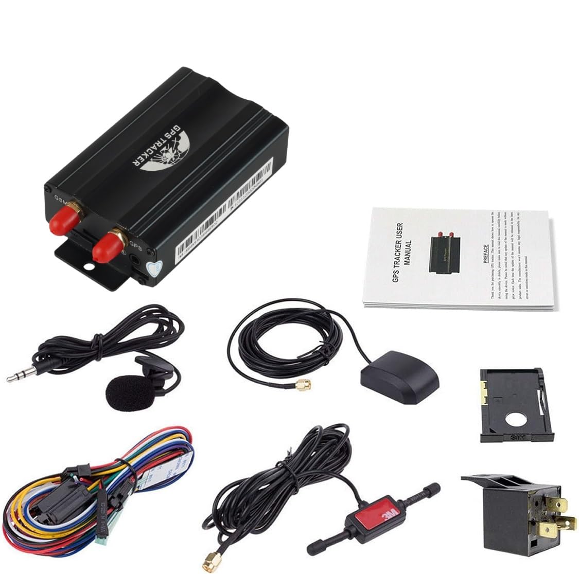Coban GPS GPRS SMS Real-time tracker TK103A Quad band SD card slot anti-theft move alarm by SMS