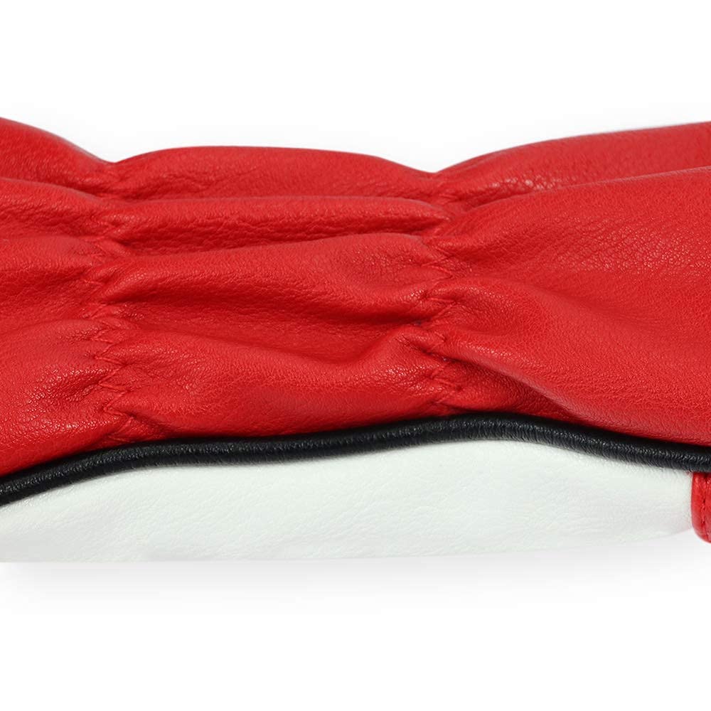 Craftsman Golf Driver Headcover Embroidery Bomb, PU Leather Golf Head Covers Driver Fairway Wood Hybrid Blade Putter Headcover