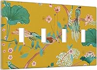 Vista 162 de Placa de pared de tortugas marinas, hierba oceánica, medusas, peces y algas marinas, placa de pared de doble palanca, cubierta de interruptor de luz