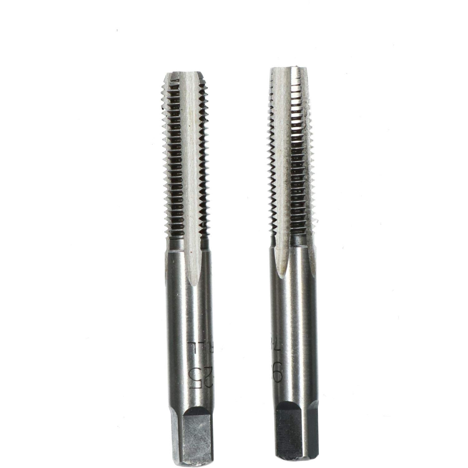 M9 x 1.25mm Metric Tap Set, Tungsten Steel, Taper and Plug Thread Cutter TD022