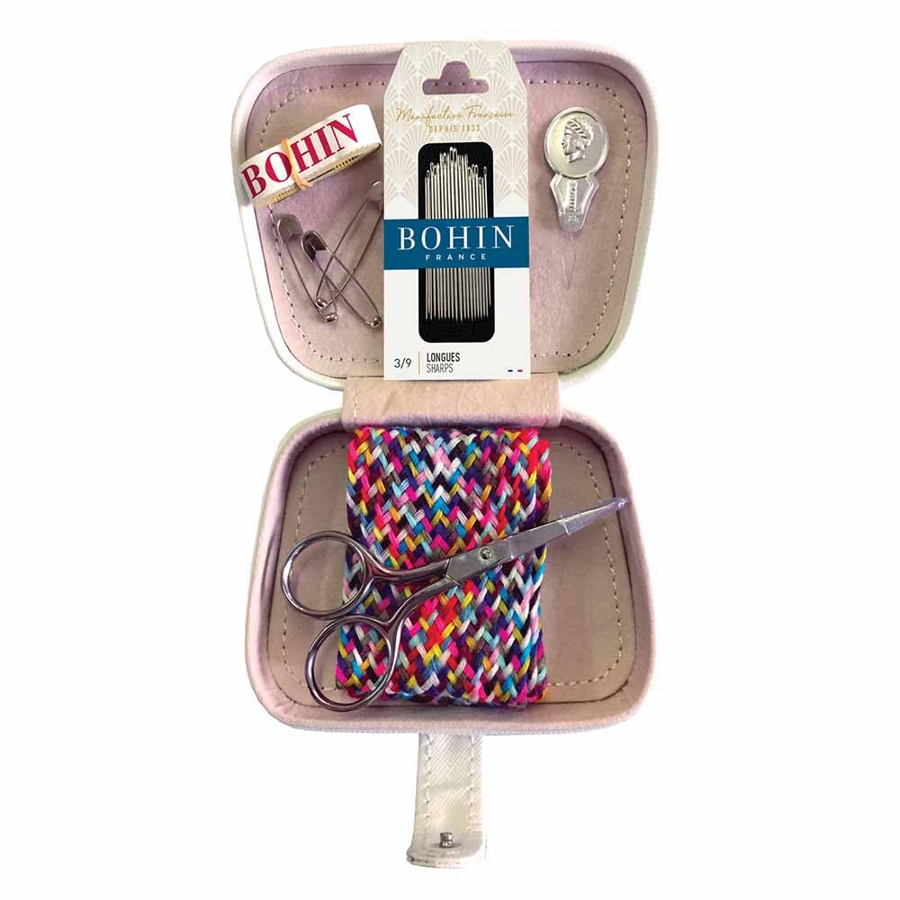 Bohin Beige France Secrets Couture Sewing Kit - New York Design, Sewing Accessories For Diy Craft And Sewing Projects, 9 X 12Cm - 1 Set