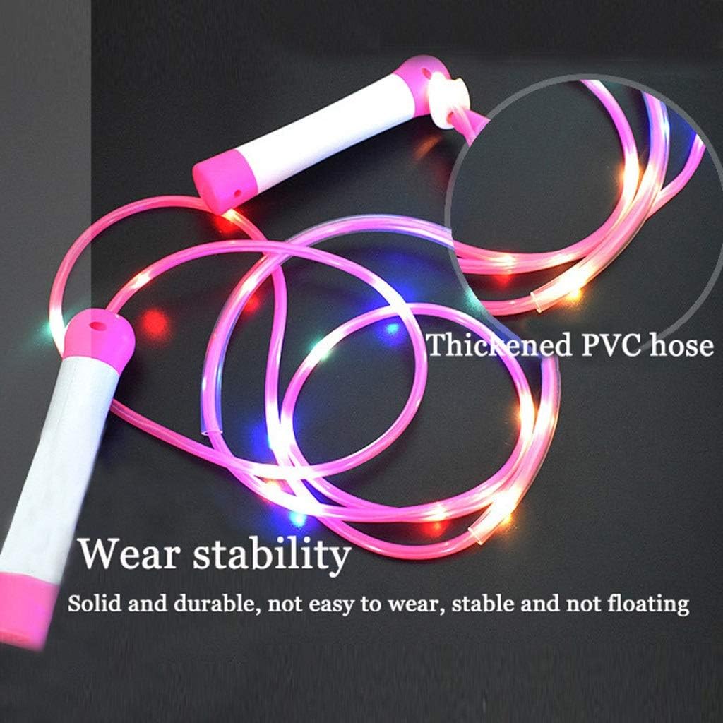 Jump Ropes Led Skipping Kids Children Single Luminous Body Exercise Fitness Light Up