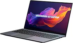 Laptop VigoBook G7 de 15,6 polegadas - Ryzen 7 5700U (8C/16T), 16 GB de RAM, SSD de 1 TB, WiFi 6, leitor de impressão digital, bateria de 58 Wh, cinza