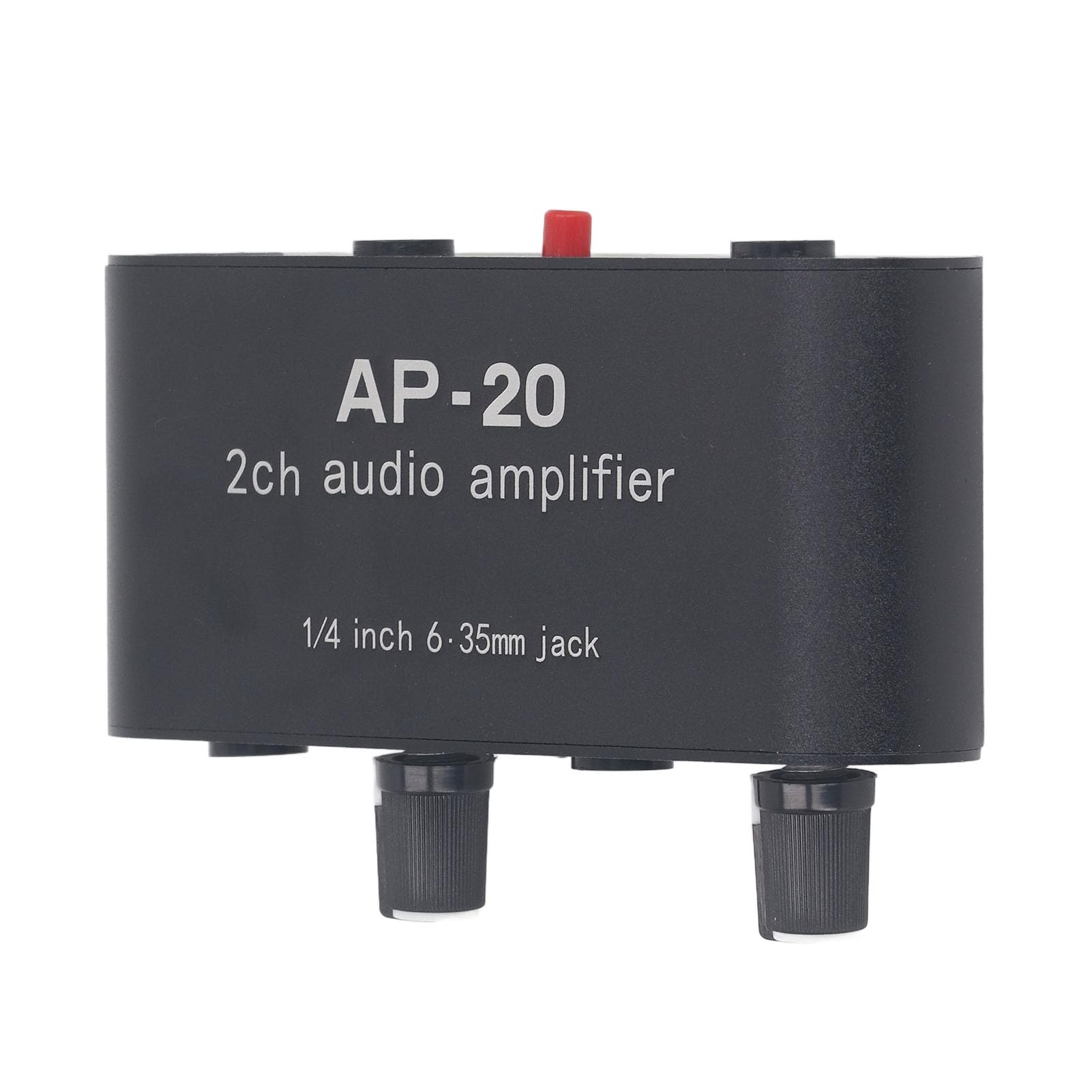 Preamplificatore 2 Canali 0-20 DB 1/4 Pollici 6,5 Mm CC 5-12 V per Microfoni