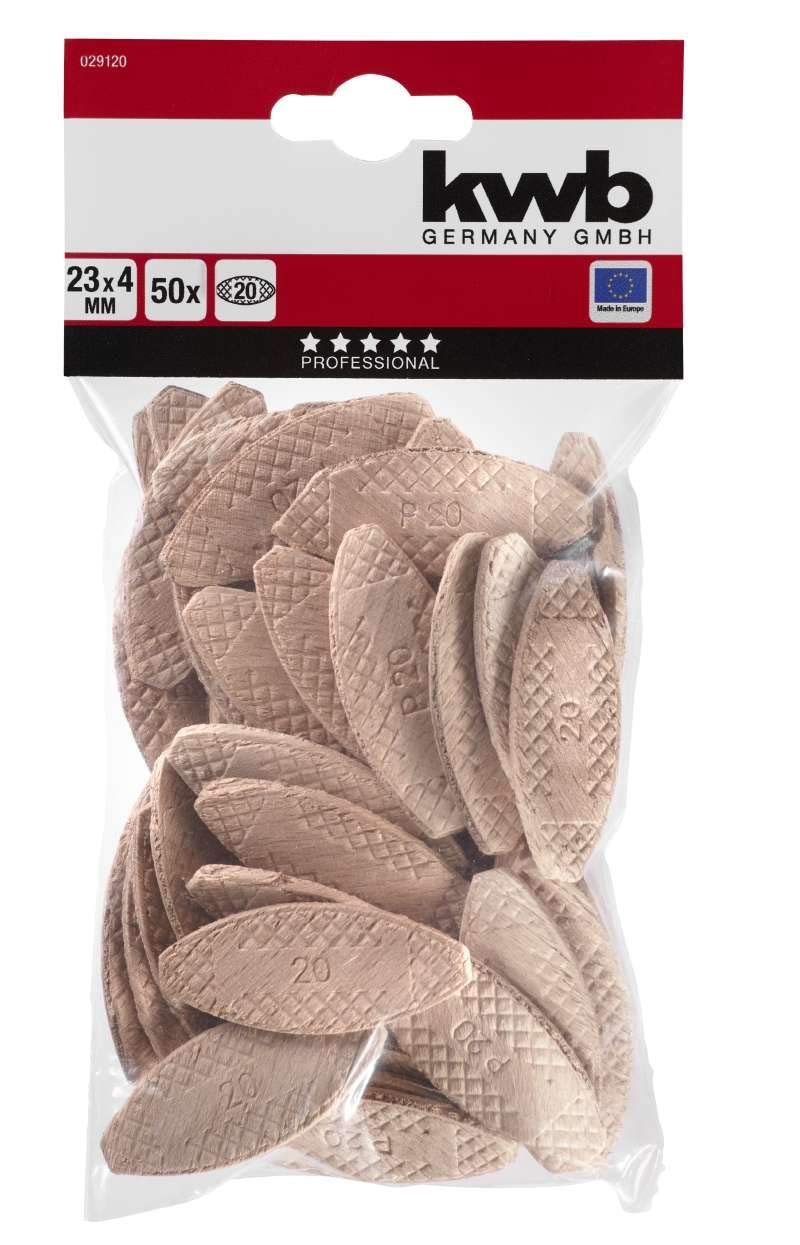 KWB 49029120 Pack de 50 galletas de 12 x 23 mm