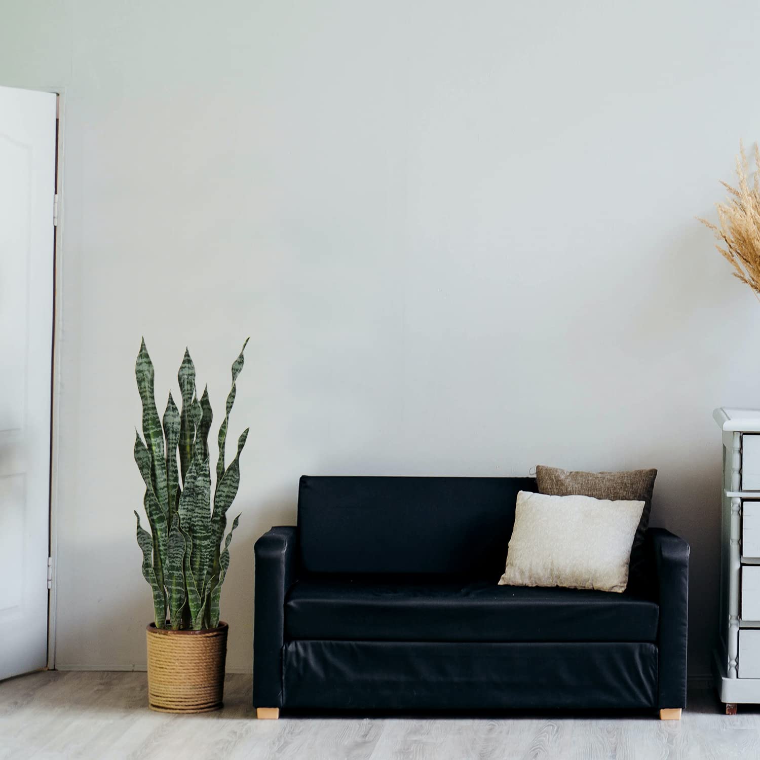 Hollyone 2PCS Künstliche Pflanzen Groß, Höhe 94 cm Künstliche Sansevieria Deko Wohnzimmer Pflanze Zimmerpflanzen Balkon Büro Deko mit 30 Blättern, Künstliche Pflanze für den Heimgarten Bürodekoration