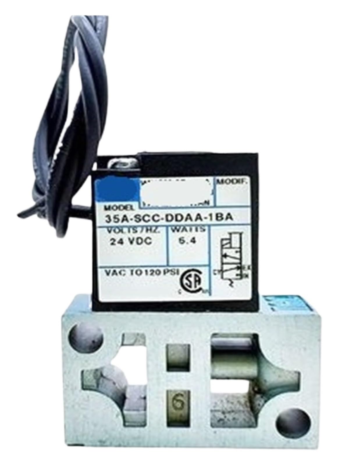 Électrovanne 35A-SCC-DDBA-1BA à haute résistance pour cycles intensifs