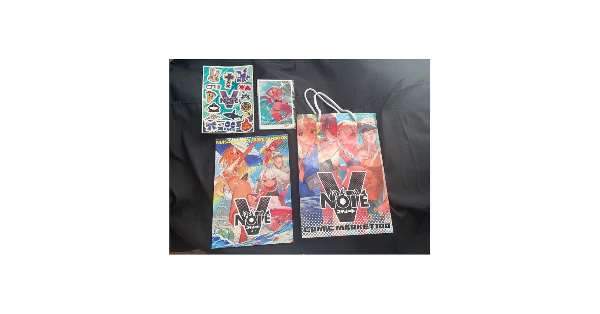 Amazon.co.jp: lack 先生 コミケC100 グッズセット V-NOTE 珈琲
