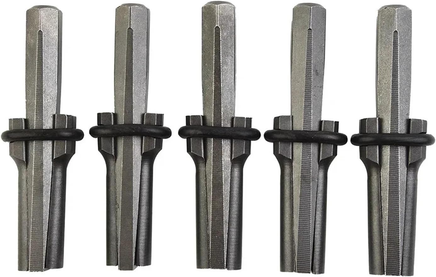 Stone Splitter Wedge Tool Wedge Kit Suited To Handle Hard Rock And Concrete Splitting Tasks With Five Tools At A Size Of 9/16 Inches
