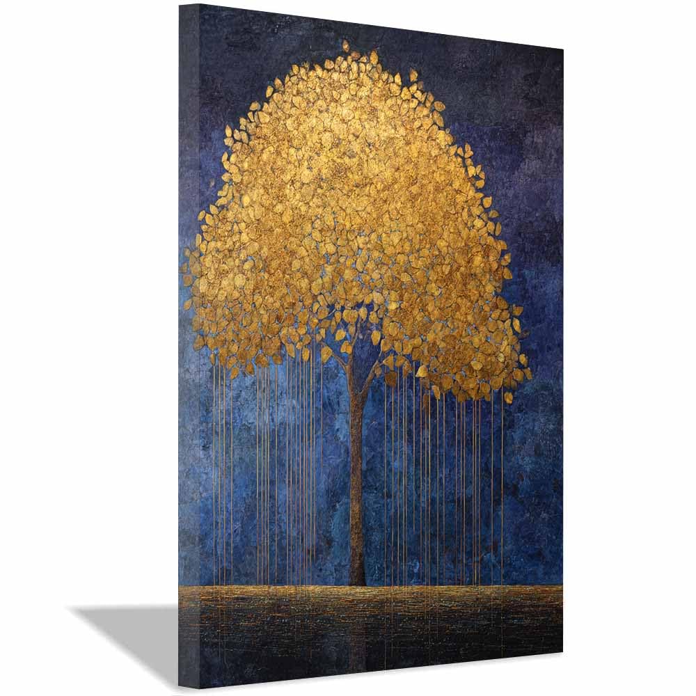 XENIOU Tree Of Life Wall Art Nebula Magics tree canvas wall art, prints for walls, for living room bathroom Bedroom Home Decoration.(Multicolor)-70x100cm Framed