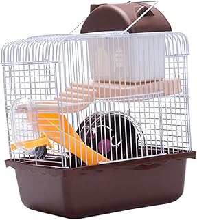 FRCOLOR 1Pc Casa De Hamster De Plástico Castelo Hamsater Gaiola Básica Para Hamster Gerbils Gaiola De Hamster De Plástico Com Tubos Gaiola De Rato Grande Gaiola De Hamster De Plástico