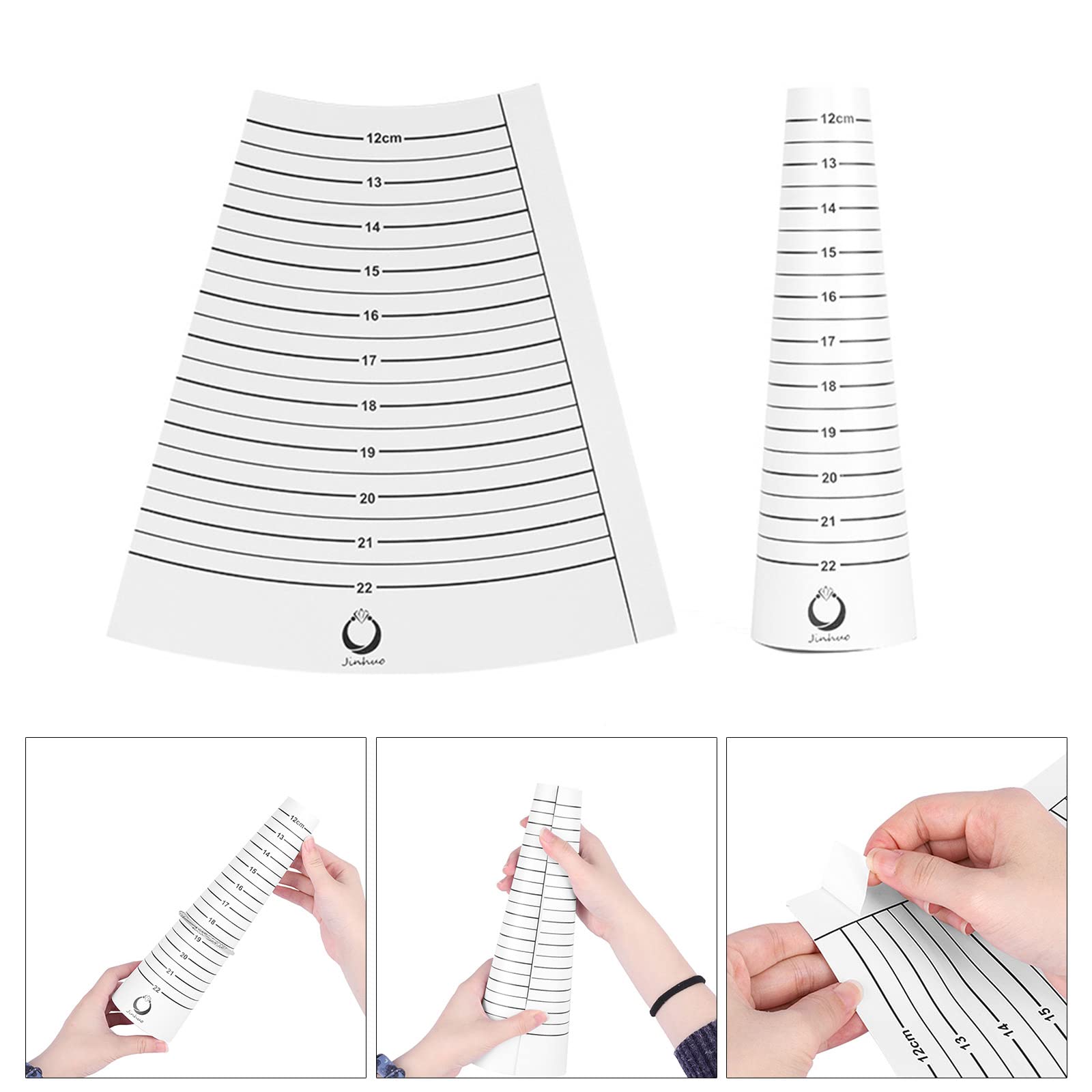 YOUNAFEN Professional Paper Bracelet Measuring Mandrel Sizer Jewelry Measuring Repairing Making Tool for Jeweler Making Mandrel, 25.2x12.7x26cm, As Pics Show