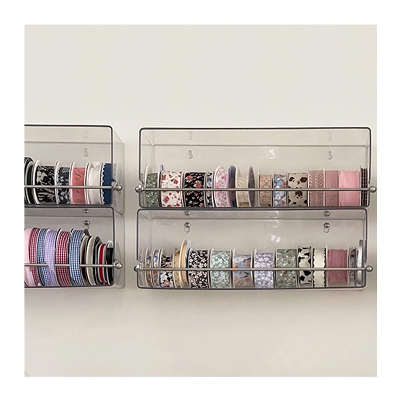 Amazon.com: Wall Mounted Ribbon Holder Rack Large Capacity Metal