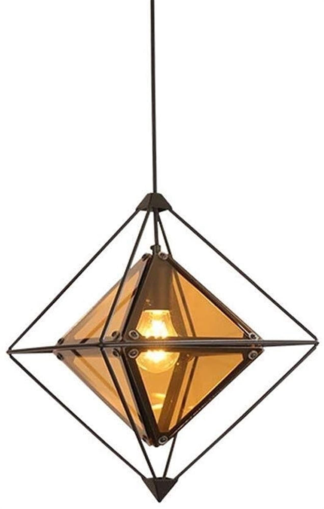 Lustre géométrique nordique pour illuminer et moderniser un salon sombre