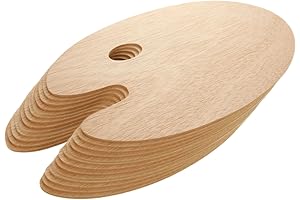25 Pack Wood Painting Palette, Oil Wooden Paint Palette for Sale