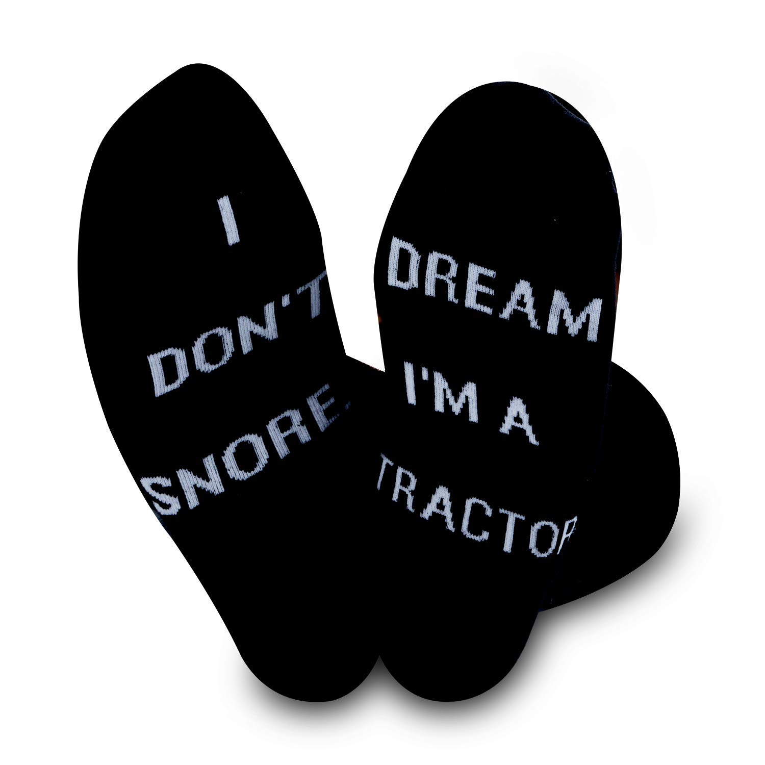 Novelty Socks for Men I Don’t Snore I Dream I’m a Motorcycle Funny Socks for Dad Papa Boyfriend Husband