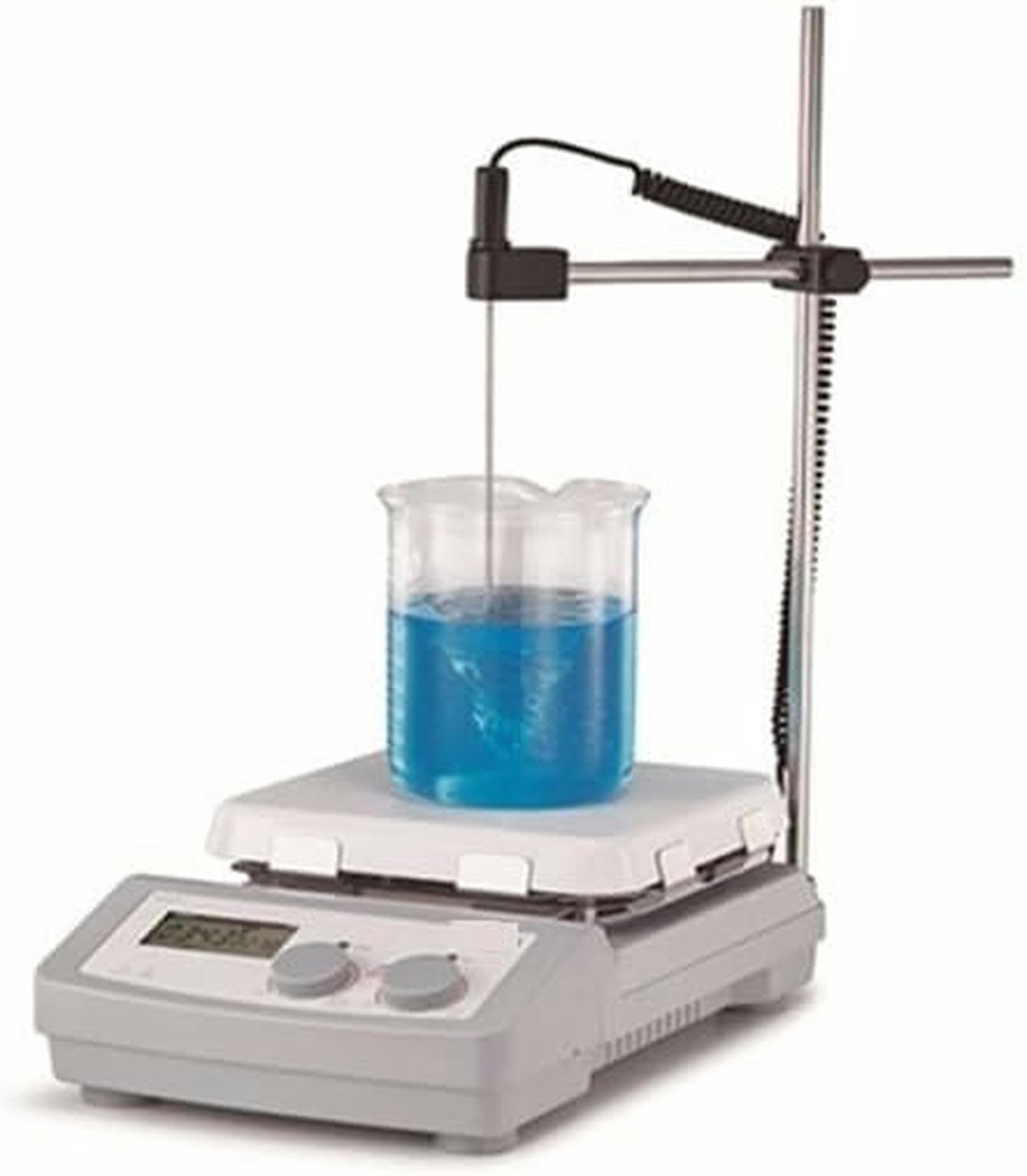 Laboratoryjne elektryczne ogrzewanie z cyfrowym wyświetlaczem, mieszadło magnetyczne