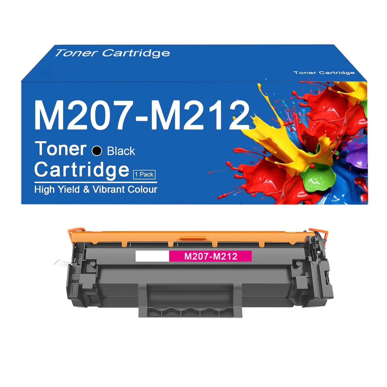 Cartouche de Toner Haute capacité M207-M212 avec Puce de Remplacement pour imprimante HP LaserJet MFP M207-M212,M207M212-1Set