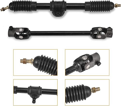 Miniatura 2 de Barra de acoplamiento para volante de 11.811 in, kit de barra de acoplamiento de eje ajustable para Go Kart ATV UTV 110cc 125cc 140cc 150cc