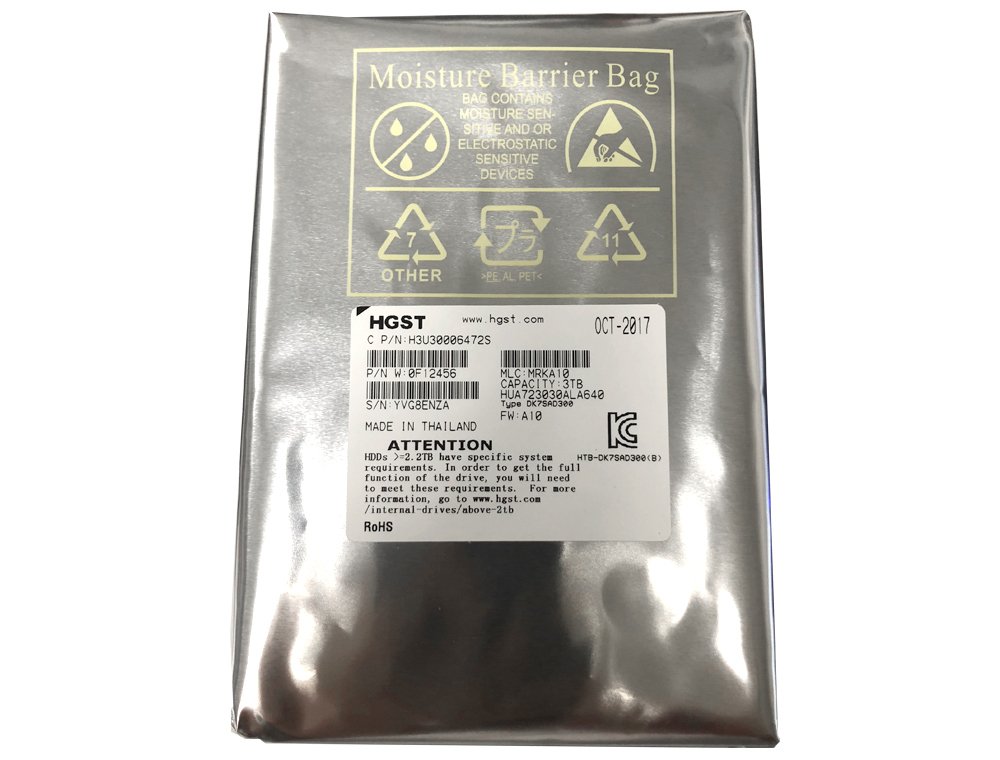 PCパーツ 3TB SATAIII 64MB RAID 24x7 Amazon.com: HGST Ultrastar 3.5-Inch 3TB 7200RPM SATA III