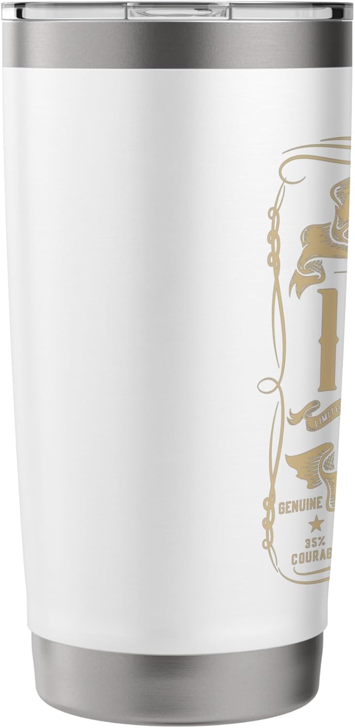 Vintage 1944 82yr 82nd Birthday Gifts for Men 82 Years Old Stainless Steel Insulated Tumbler - Image 4