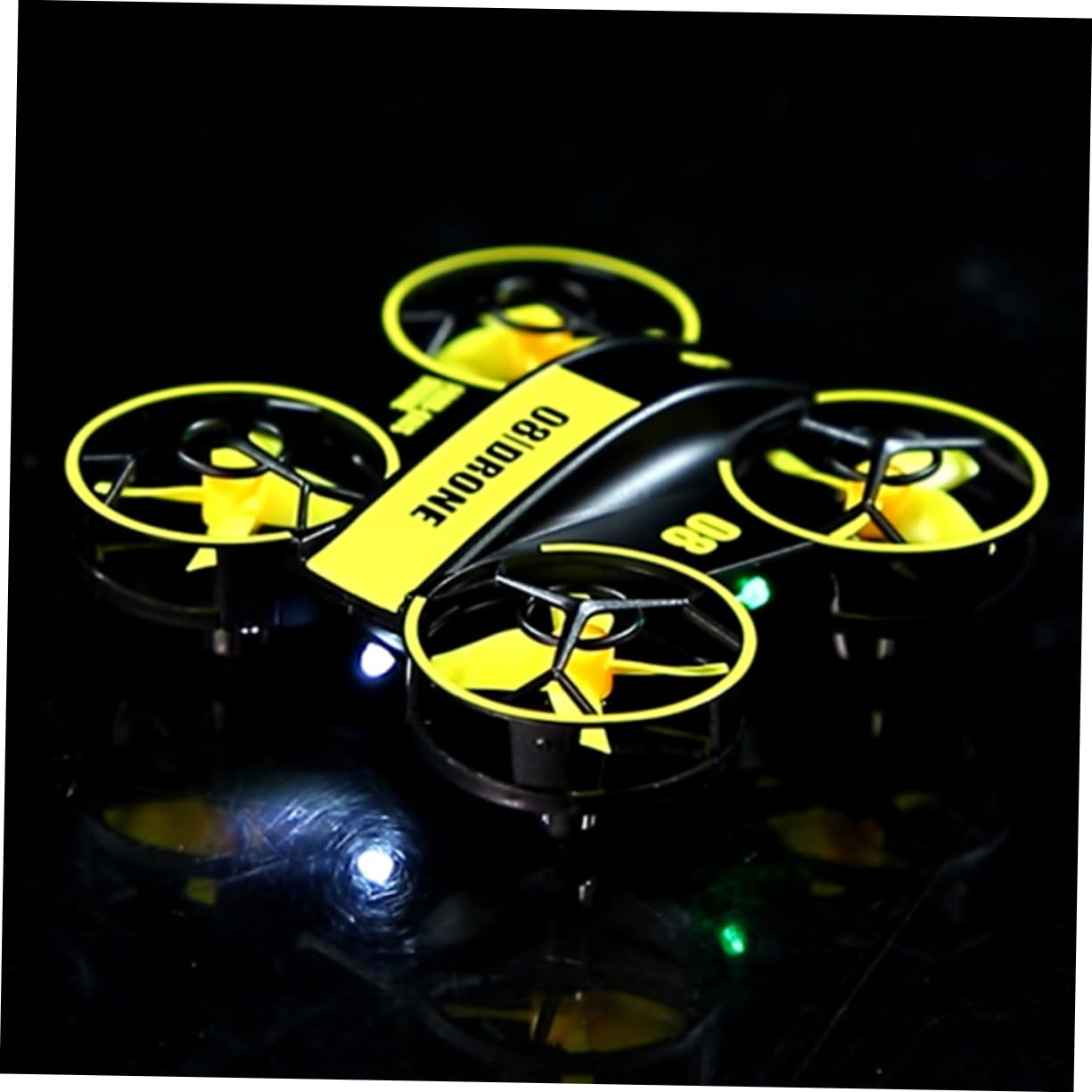 Juguetes de Aviones de Control Remoto Mini Cuadricóptero Rc LED Dron Rc Portátil Luces para Despegue y Aterrizaje Fácil Interiores