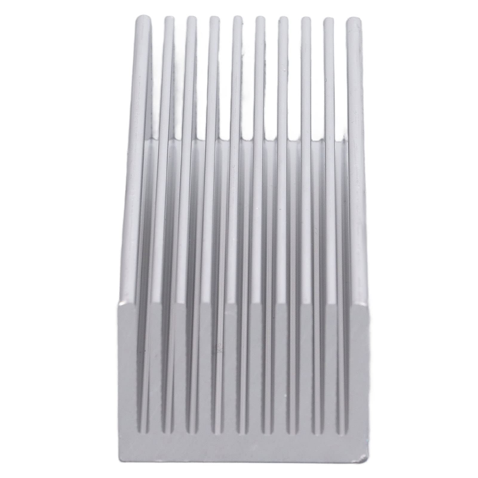 Dissipatore di calore in alluminio 100x40x30 mm, ampia superficie, anticorrosione per schede elettroniche (senza adesivo)
