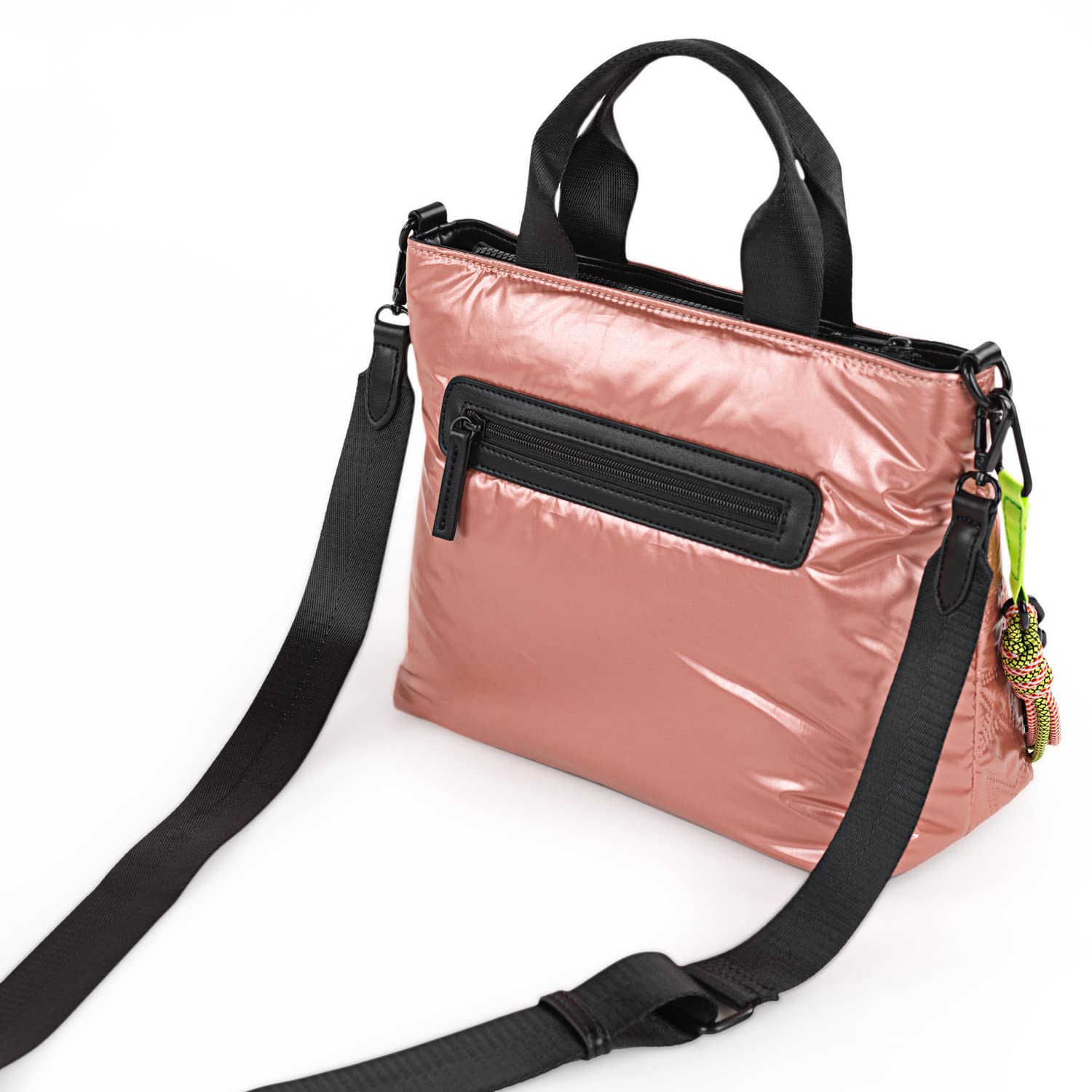 Damska torba na plecaki - Plecak damski w casual fashion marki LOIS. Plecak podróżny z podwójnym uchwytem i regulowanymi paskami na plecy. Plecaki damskie Wegańska skóra Płótno-skóra ekologiczna Mater